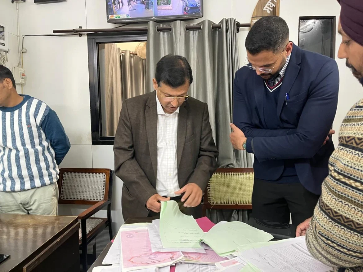 Anurag Verma surprise visit to Ludhiana East tehsil complex